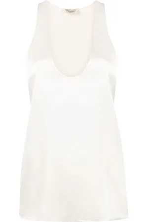 Saint Laurent Top aus Satin
