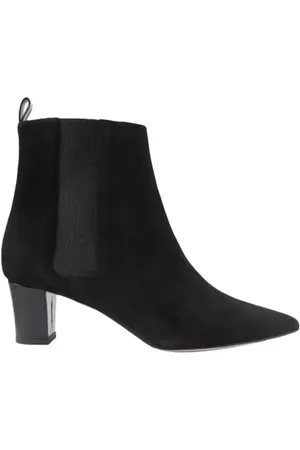Manolo Blahnik Stiefeletten aus Wildleder 50mm