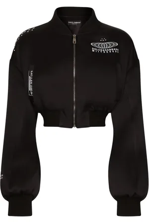 Dolce & Gabbana Cropped-Jacke mit Logo-Print