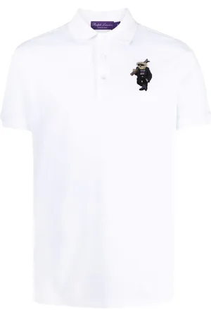 Ralph Lauren Poloshirt mit Polo Bear-Stickerei