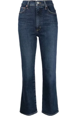 AGOLDE Hoch sitzende Schlagjeans
