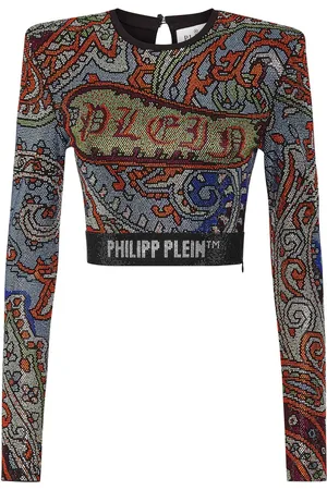 Philipp Plein Top mit Strass