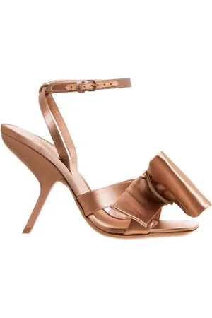 Salvatore Ferragamo Sandalen aus Satin mit Schleife 105mm
