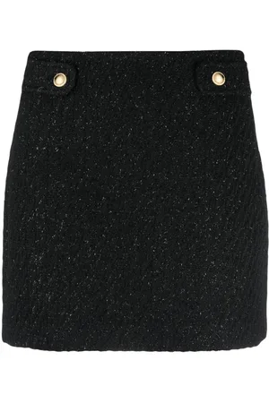 Michael Kors Tweed-Minirock mit hohem Bund