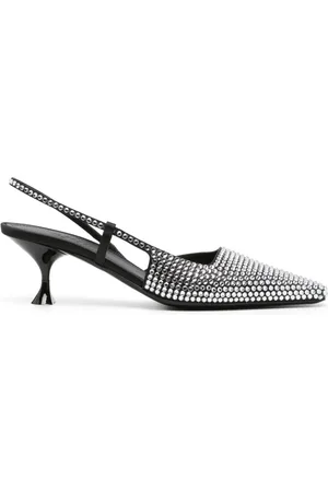 3Juin Pumps mit Kristallen 65mm
