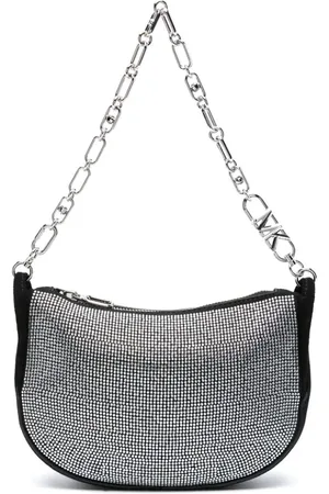 Michael Kors Kleine Schultertasche mit Kristallen