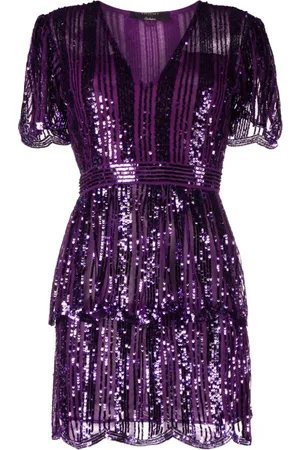 Twin-Set Minikleid mit V-Ausschnitt