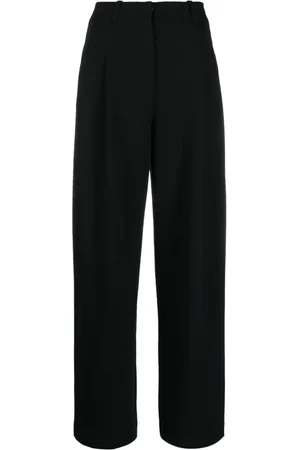 Emporio Armani High-Waist-Hose mit Bundfalten