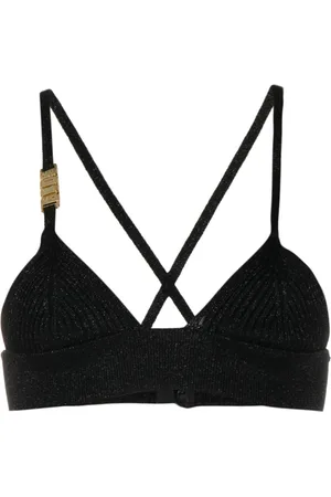 GCDS Cropped-Top mit Logo-Schild