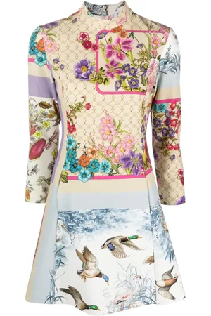 VIVETTA Ausgestelltes Minikleid mit Print