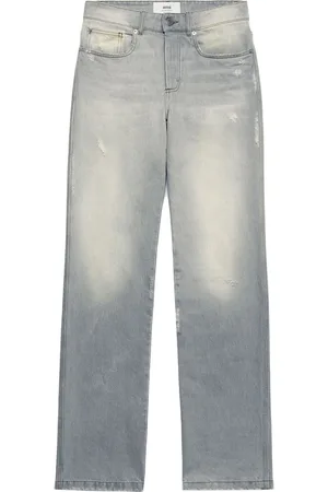 Ami Halbhohe Straight-Leg-Jeans
