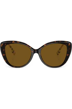 Burberry Cat-Eye-Sonnenbrille mit Vintage-Check