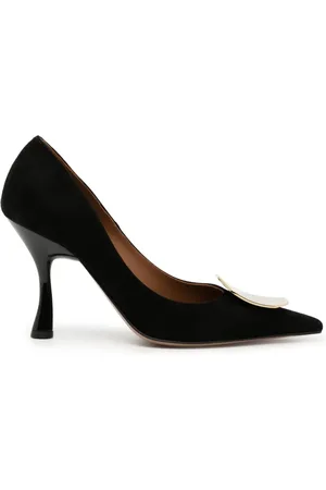 MALONE SOULIERS Vonn Pumps mit Metallic-Finish 90mm
