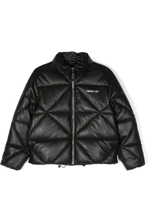 Pinko Gefütterte Jacke mit Logo-Print