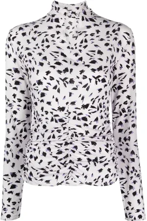 Patrizia Pepe Langarmshirt mit abstraktem Print