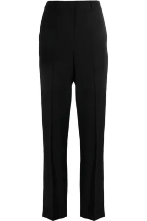 Emporio Armani Straight-Leg-Hose aus Krepp