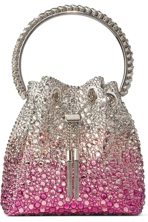 Jimmy Choo Bon Bon Beuteltasche mit Kristallen