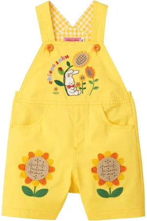Miki House Latzhose mit Stickerei