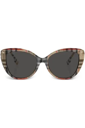 Burberry Cat-Eye-Sonnenbrille mit Vintage-Check