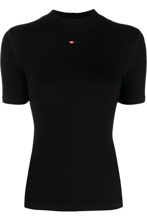 Diesel T-Shirt mit Stehkragen