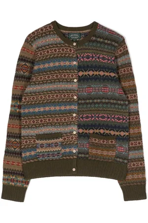 Ralph Lauren Cardigan mit Fair-Isle-Muster