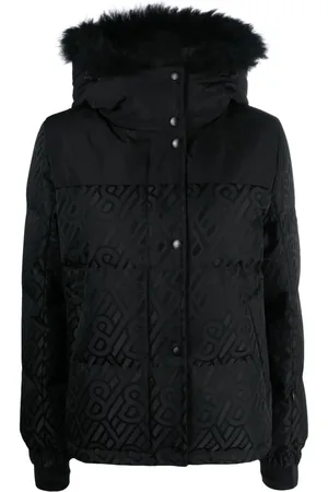 YVES SALOMON Daunenjacke mit Monogrammmuster