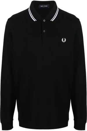 Fred Perry Poloshirt mit langen Ärmeln