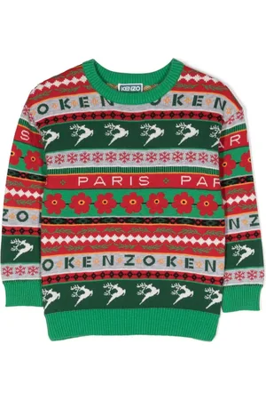 Kenzo Jacquard-Pullover mit Weihnachtsmotiv
