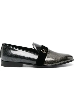 Philipp Plein Hexagon Loafer mit Glitter-Optik
