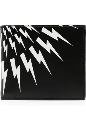 Neil Barrett Portemonnaie mit Blitz-Print