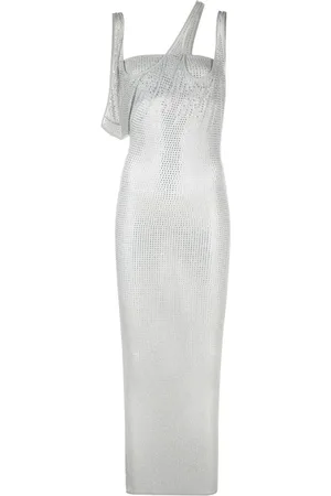 The Attico Transparentes Abendkleid
