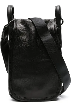 YOHJI YAMAMOTO Schultertasche aus strukturiertem Leder