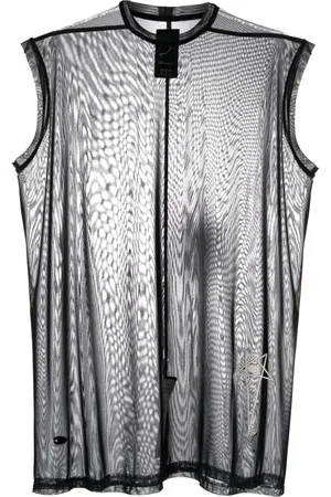 Rick Owens Tanktop mit Logo-Stickerei