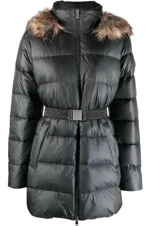 Ralph Lauren Gesteppter Mantel mit Gürtel