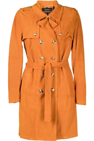 Gucci Trenchcoat aus Wildleder