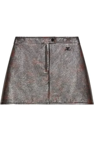 Courrèges Minirock mit hohem Bund