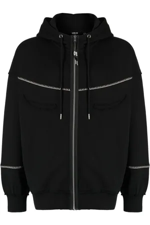 FIVE CM Kapuzenjacke im Distressed-Look