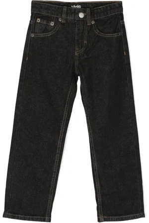 Molo Halbhohe Straight-Leg-Jeans