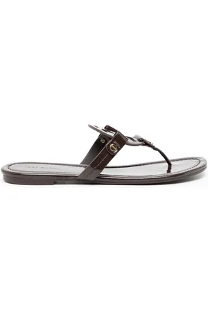Tory Burch Miller Sandalen mit Logo-Schild