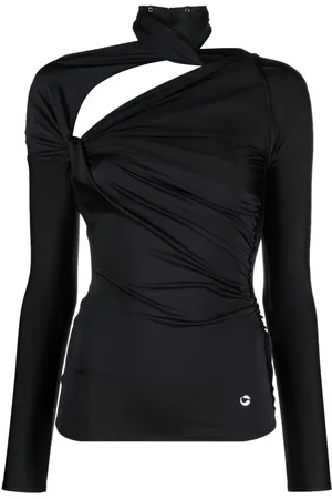 COPERNI Langarmshirt mit Logo-Schild