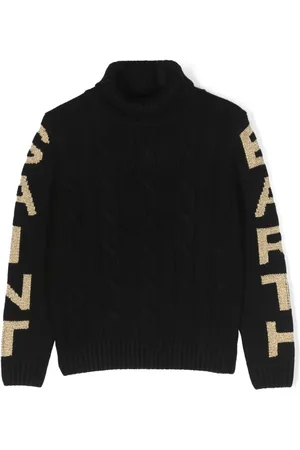 MC2 SAINT BARTH Intarsien-Pullover mit Zopfmuster