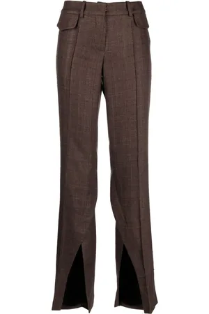 The Mannei Ausgestellte Hose mit Falten