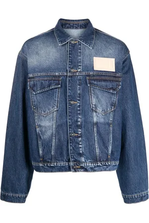 A-cold-wall* Jeansjacke im Vintage-Look