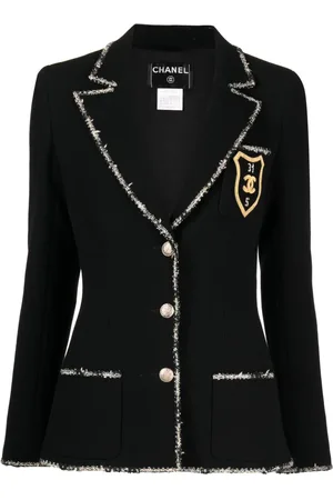 CHANEL 2005 Blazer mit Logo-Stickerei