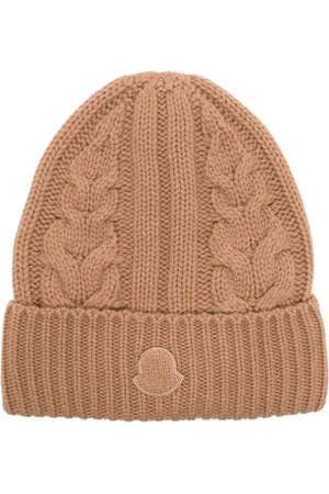 Moncler Kaschmirmütze mit Zopfmuster