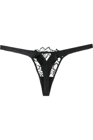 FLEUR DU MAL Whitney Tanga mit Stickerei