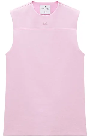 Courrèges Tailor Vinyl Trägershirt