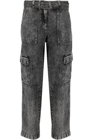 Michael Kors Straight-Leg-Jeans mit Gürtel