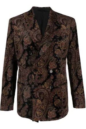 Etro Cordsakko mit Paisleymuster
