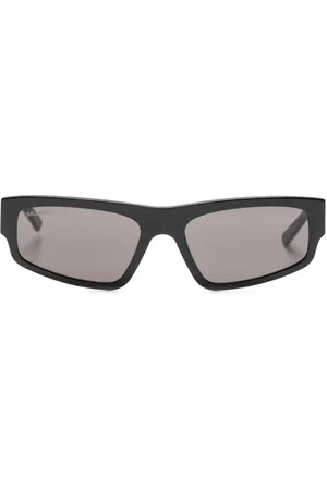 Balenciaga Eckige Sonnenbrille mit Logo-Print